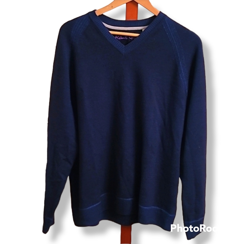 Robert Graham Blue Wo Cashmere Blend Sweater